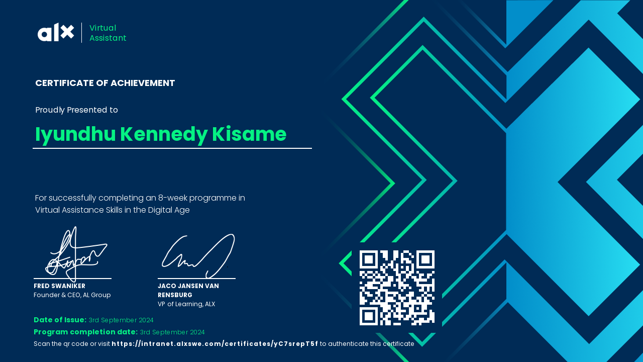 Virtual Assistant Certification